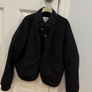 GAP kids Black Sherpa Jacket